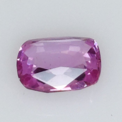 0,93 ct Saphir coussin rose 6,22 X 5,64 X 2,36 mm