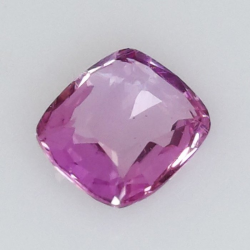 0,93 ct Kissen Saphir rosa 6,22 x 5,64 x 2,3 mm