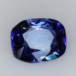 0,83 ct Zafiro cojín azul 6,01 x 4,80 x 2,92 mm