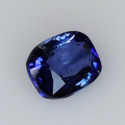 0,83 ct Zafiro cojín azul 6,01 x 4,80 x 2,92 mm