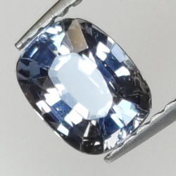 0,90 ct Zafiro cojín azul 6,07 x 5,19 x 3,16 mm