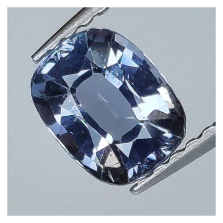 0,90 ct Zafiro cojín azul 6,07 x 5,19 x 3,16 mm