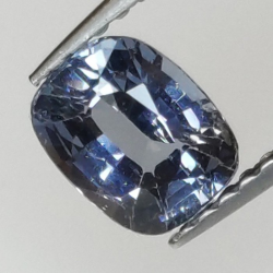 0,90 ct Kissen Saphir blau 6,07 x 5,19 x 3,16 mm