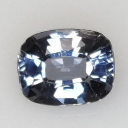 0,90 ct Saphir coussin bleu 6,07 x 5,19 x 3,16 mm