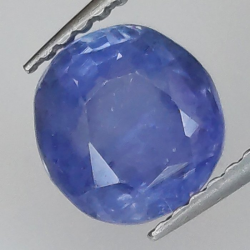2,59 ct Zaffiro blu ovale 7,47 x 7,11 x 4,80 mm