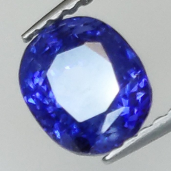 1,72 ct Ovaler Blau Saphir 5,57 x 5,74 x 4,32 mm