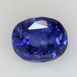 1,72 ct Blue Sapphire oval 5,57 x 5,74 x 4,82 mm