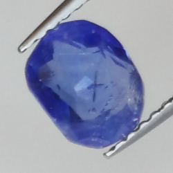 1,85 ct Blue Sapphire oval 7,20 x 5,69 x 3,84 mm