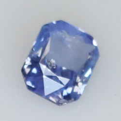 1,05 ct Saphir bleu taille émeraude 6,41 x 5,11 x 3,25 m