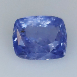 2,68 ct Zafiro cojín azul 8,03 x 6,73 x 4,31 mm