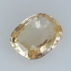 0,99 ct Kissen Padparadscha Saphir 6,80 x 5,64 x 2.26 mm