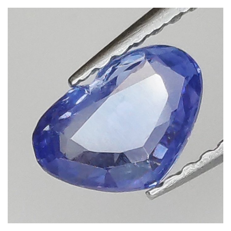 0,99 ct Zaffiro blu taglio cuore 7,25 x 4,90 x 2,87 mm