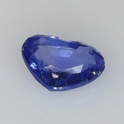 0.99 ct Zafiro azul talla corazón 7,25 x 4,90 x 2,87 mm