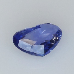 0,99 ct Saphir bleu taillé en cœur 7,25 x 4,90 x 2,87 mm