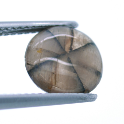 2,95ct Quiastolite Cabochon Rotondo