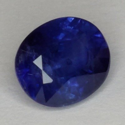 1,81 ct Blue Sapphire oval 7,06 x 6,22 x 4,50 mm