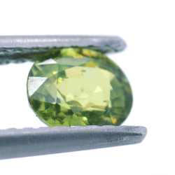 0,69ct Demantoid Oval Cut