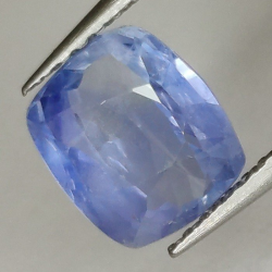 1,81 ct Zafiro cojín azul 7,51 x 6,65 x 3,51 mm