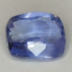 1,81 ct Zafiro cojín azul 7,51 x 6,65 x 3,51 mm