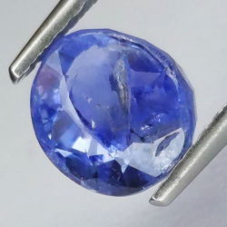 2,05 ct Saphir bleu ovale 6,85 x 6,47 x 4,84 mm