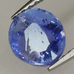 2,05 ct Zafiro Azul oval 6,85 x 6,47 x 4,84 mm