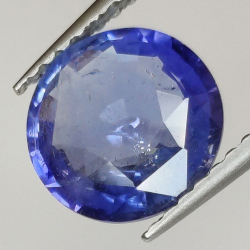 1,91 ct Ovaler Blau Saphir 8,19 x 8,05 x 3,25 mm