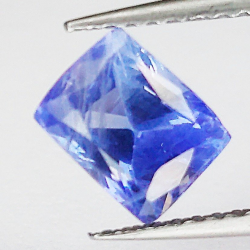 2,00 ct Zafiro cojín azul 7,10 x 5,54 x 4,88 mm
