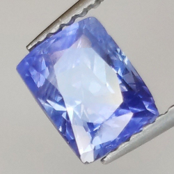 2,00 ct Zafiro cojín azul 7,10 x 5,54 x 4,88 mm