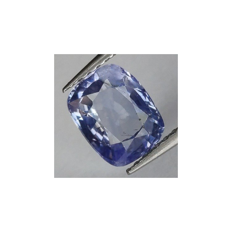 1,72 ct Zafiro cojín azul 7,57 x 6,03 x 3,80 mm