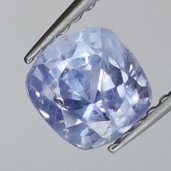 1,17 ct Kissen Saphir blau 5,59 x 5,30 x 4,52 mm