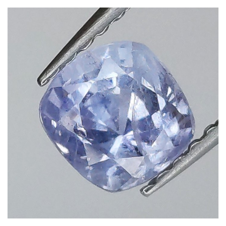 1,17 ct Zafiro cojín azul 5,59 x 5,30 x 4,52 mm
