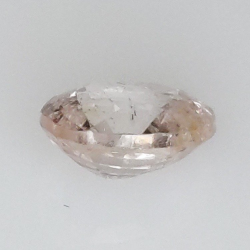 Zaffiro Padparadscha 0,97 ct taglio ovale 6,57 x 5,20 x 3,13 mm