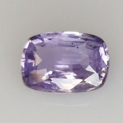 1,26 ct Zafiro Violeta talla cojín 7,60 x 5,51 x 3,10 mm