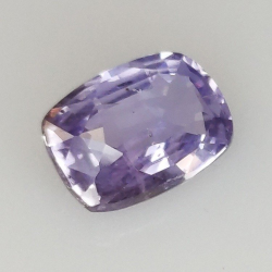 1,26 ct Zafiro Violeta talla cojín 7,60 x 5,51 x 3,10 mm