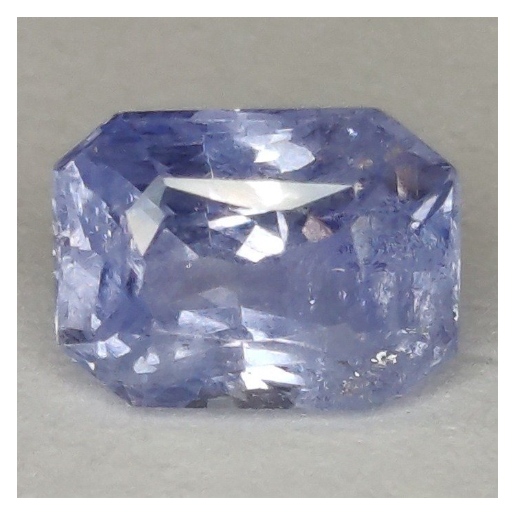 1,59 ct Saphir bleu taille émeraude 6,94 x 5,22 x 4,21 mm