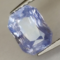 1,59 ct Zafiro blu talla esmeralda 6,94 x 5,22 x 4,21 mm