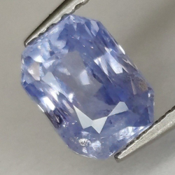1,59 ct Zafiro azul talla esmeralda 6,94 x 5,22 x 4,21 mm