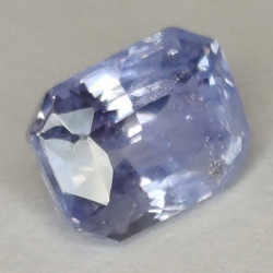 1,59 ct Zafiro blu talla esmeralda 6,94 x 5,22 x 4,21 mm