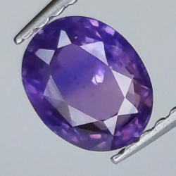 1,12 ct Zafiro Violeta oval 6,78 x 5,64 x 3,10 mm