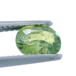 0,95ct Demantoid Oval Cut