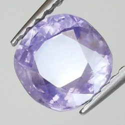 1,55 ct Saphir violet ovale 6,52 x 6,49 x 3,72 mm