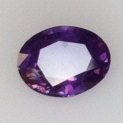 1,05 ct Purple Sapphire oval 7,00 x 5,47 x 3,24 mm