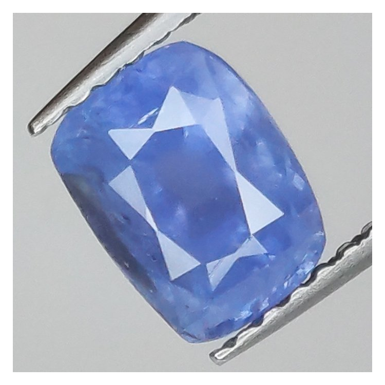 1,97 ct Zafiro cojín azul 7,14 x 5,47 x 5,17 mm