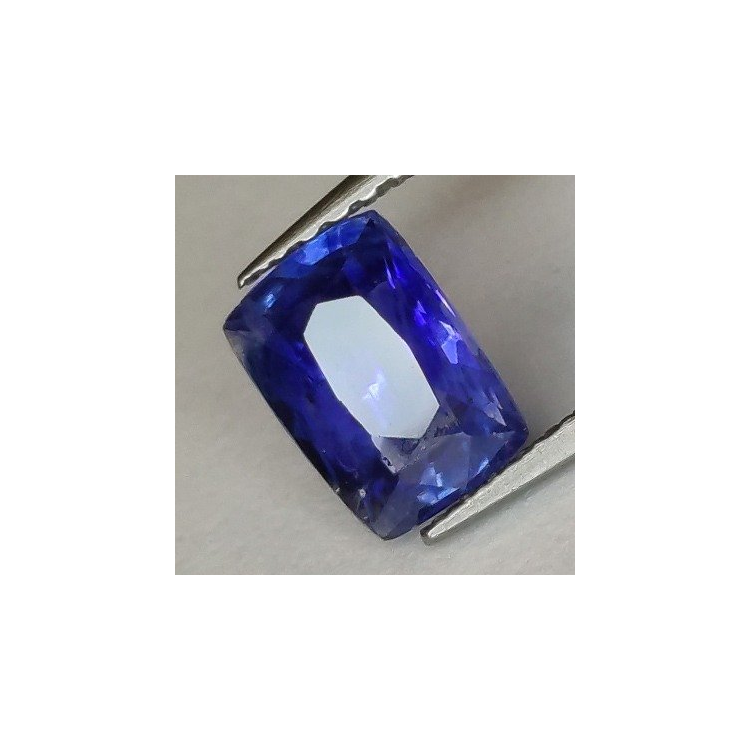 1,22 ct Zafiro cojín azul 7,10 x 4,93 x 3,59 mm