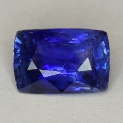 1,22 ct Zafiro cojín azul 7,10 x 4,93 x 3,59 mm