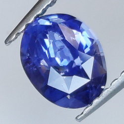 1,05 ct Zaffiro blu ovale 6,74 x 5,24 x 3,55 mm