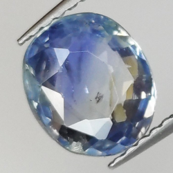 2,32 ct Zaffiro blu ovale 8,24 x 7,05 x 3,85 mm