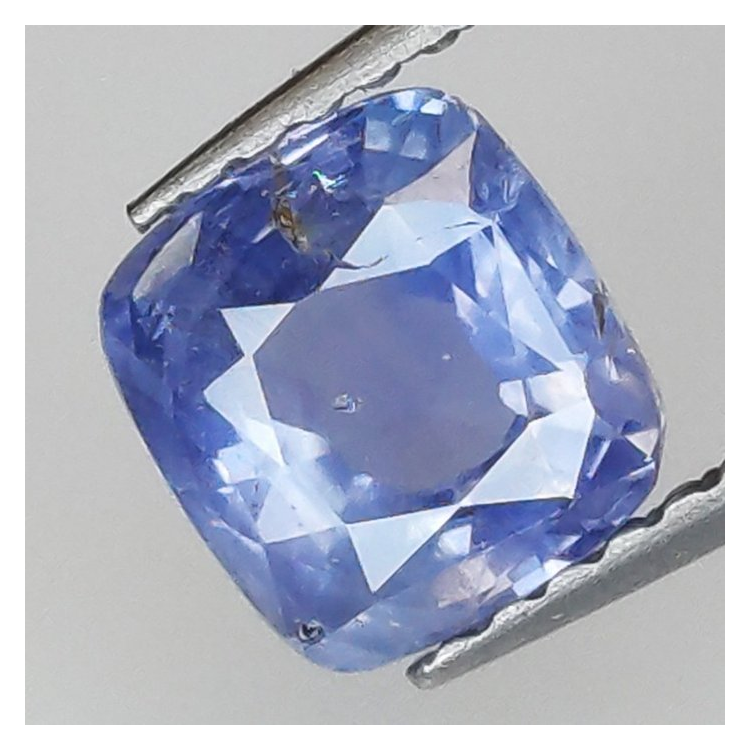 1,41 ct lila blau im Smaragdschliff 6,47 x 6,02 x 3,76 mm