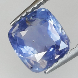 1,41 ct Zafiro azul talla esmeralda 6,47 x 6,02 x 3,76 mm