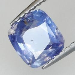 1,41 ct Zafiro blu talla esmeralda 6,47 x 6,02 x 3,76 mm